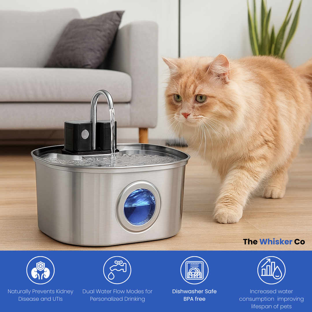 Wireless Rechargeable 3.2L Whisker Co Drinking Fountain