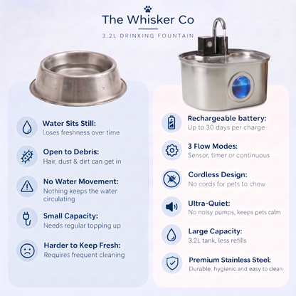3.2L Wireless Whisker Co Drinking Fountain