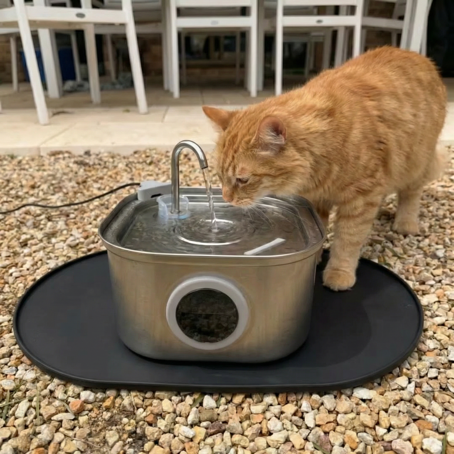 3.2L Pet Water Fountain – Wireless or Plug-In Options