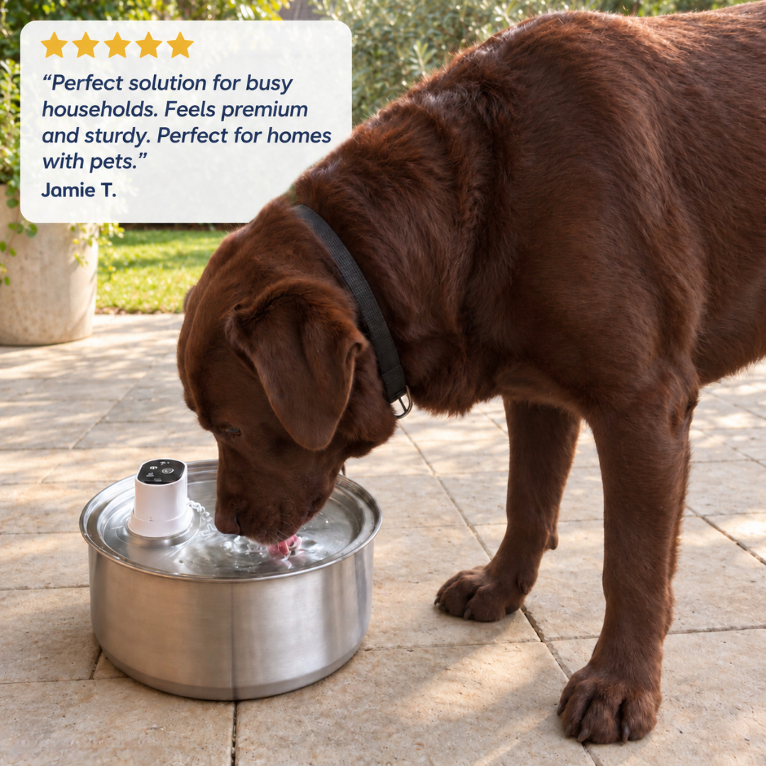8L Wireless Whisker Co Drinking Fountain