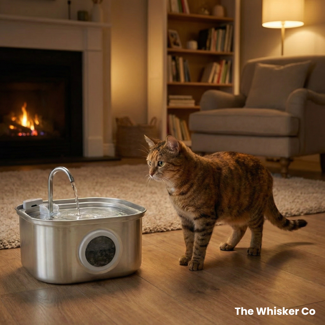 3.2L Whisker Collective Drinking Fountain and Filter Replacement Packs